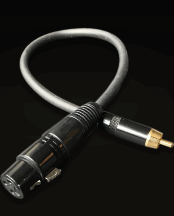 XLR-RCA adaptor cable, 0.3m
