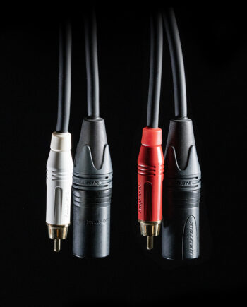 RCA-XLR adaptor cable, 1m